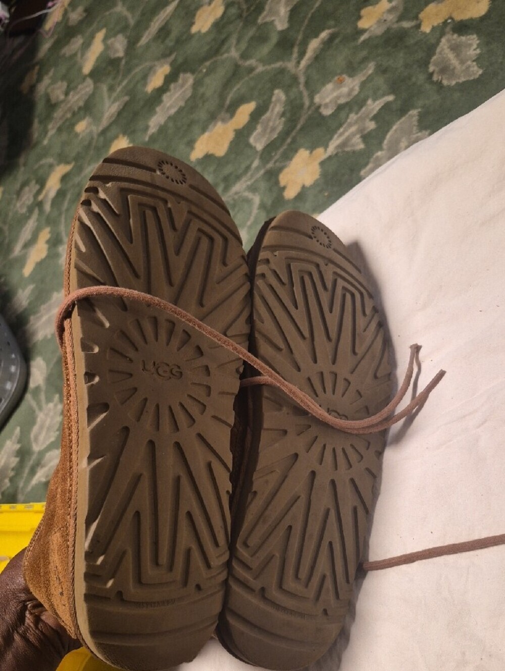 UGG Men's Brown Suede Rain & Snow Boots - Picture 5 of 8